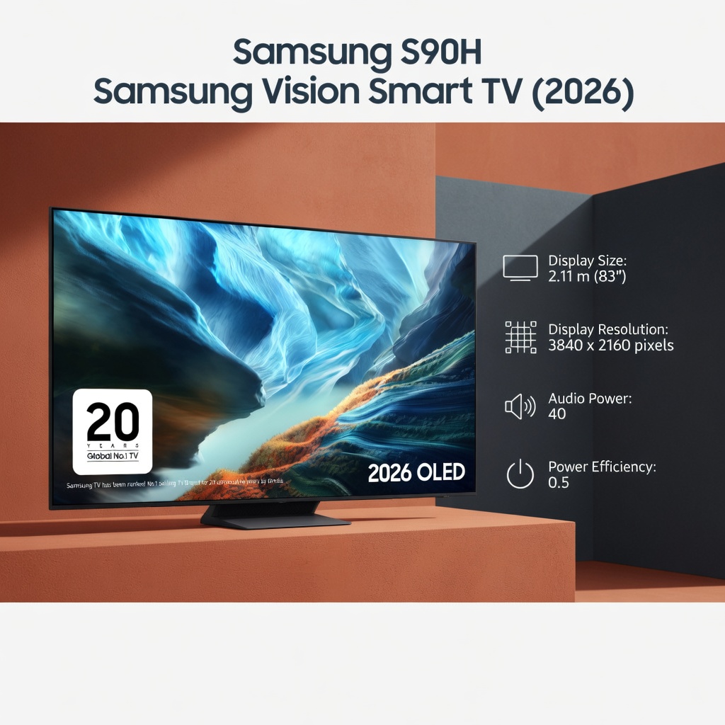 Samsung 83'' OLED S90H 4K Samsung Vision AI Smart TV (2026)