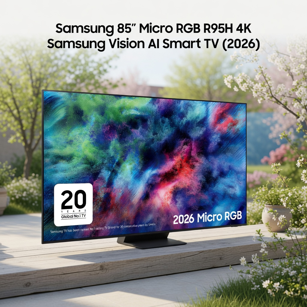 Samsung 85'' Micro RGB R95H 4K Samsung Vision AI Smart TV (2026)