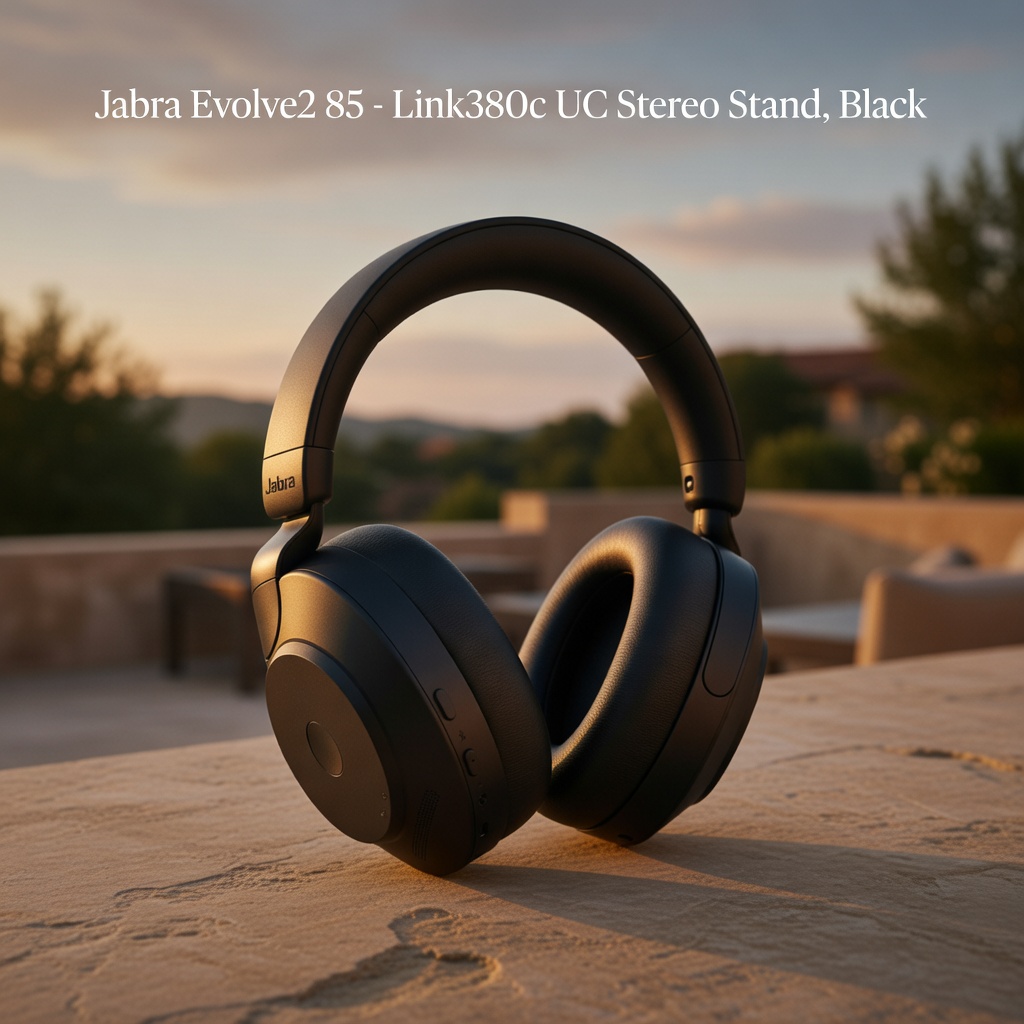Jabra Evolve2 85 - Link380c UC Stereo Stand, Black